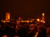Looking towards the Houses of Parliament from Westminster Bridge.
